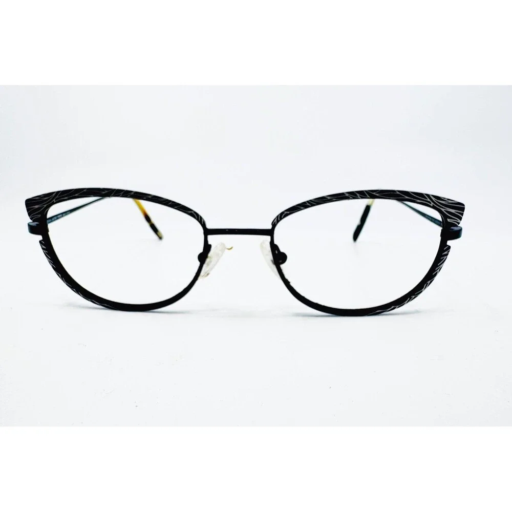 Prodesign Denmark Eyeglasses Women Black Pattern Frame 5131 c.6031 50-19-140